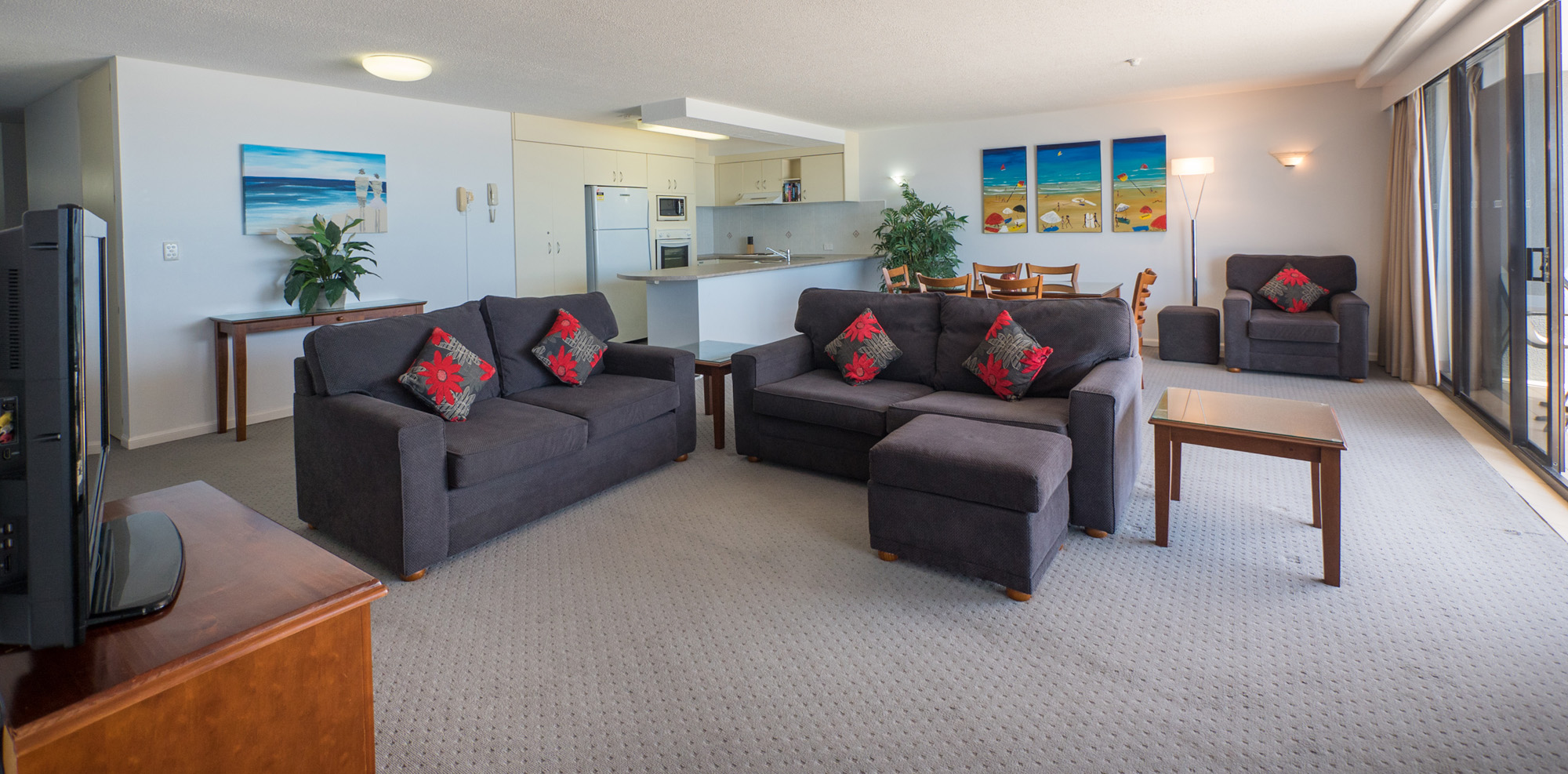 Rocks Resort Accommodation Living Area