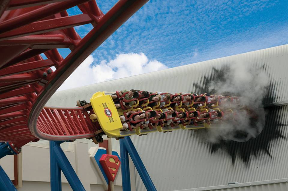 Warner Bros Movie World Superman Ride