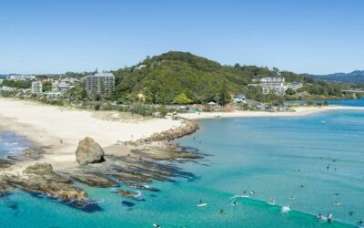 Winter water at Currumbin: the creek at its clearest